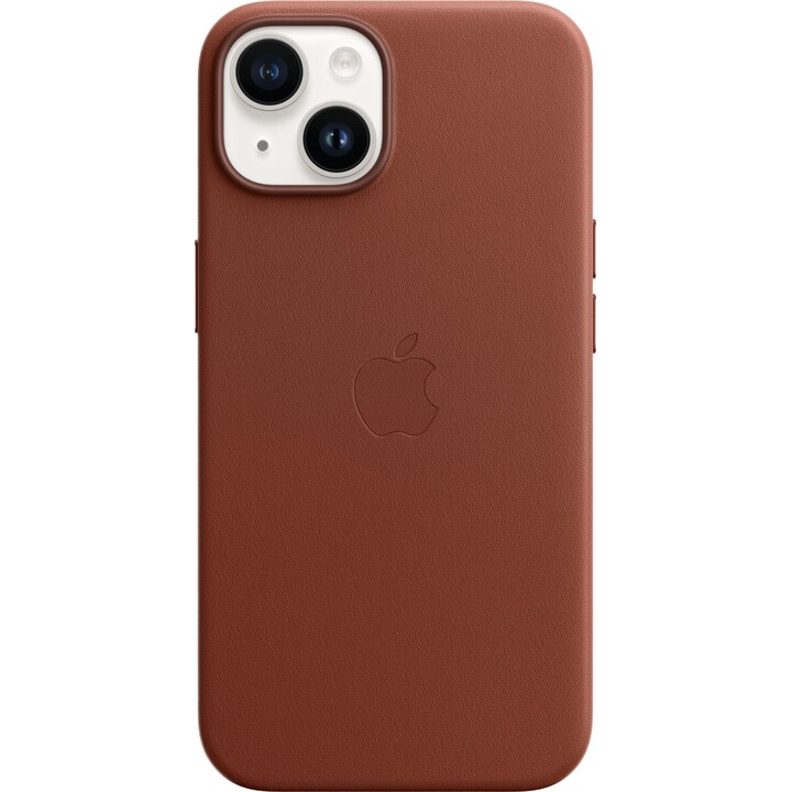 Capa de couro Apple Umbra com MagSafe para iPhone 14, MPP73ZM/A