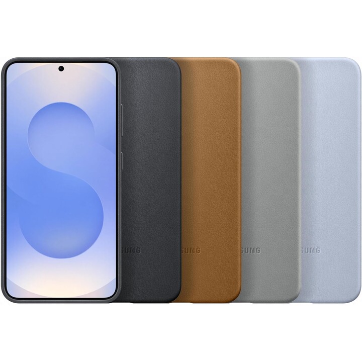 Funda de piel vegana Kindsuit para Samsung S931 S25 azul claro EF-VS931PL