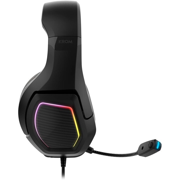 Cuffie da gioco con microfono Krom Kopa 7.1/ USB 2.0/ Nero