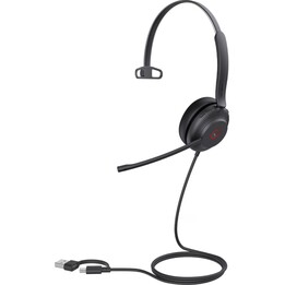 Fones de ouvido Yealink UH37 Mono UC USB-C/A