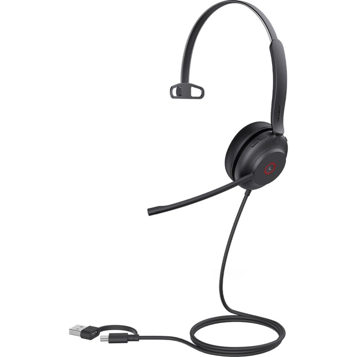 Fones de ouvido Yealink UH37 Mono UC USB-C/A
