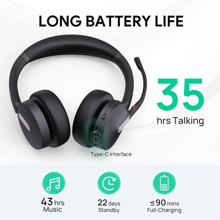 Yealink BH70 Dual Teams USB-A Cuffia Bluetooth