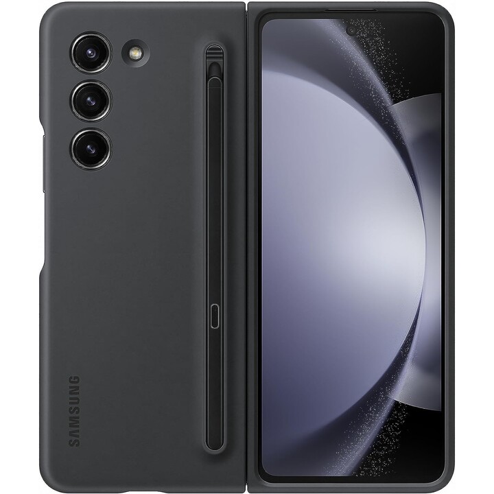 Capa com s pen cinza dobra 5
