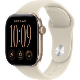 Apple Watch Series 12 GPS 42mm Aluminum Light Gold Case with Sport Band Sand S/M