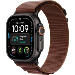 Apple Watch Ultra 4 GPS Cellular 49mm Titanium Black Case Alpine Loop Burgundy M