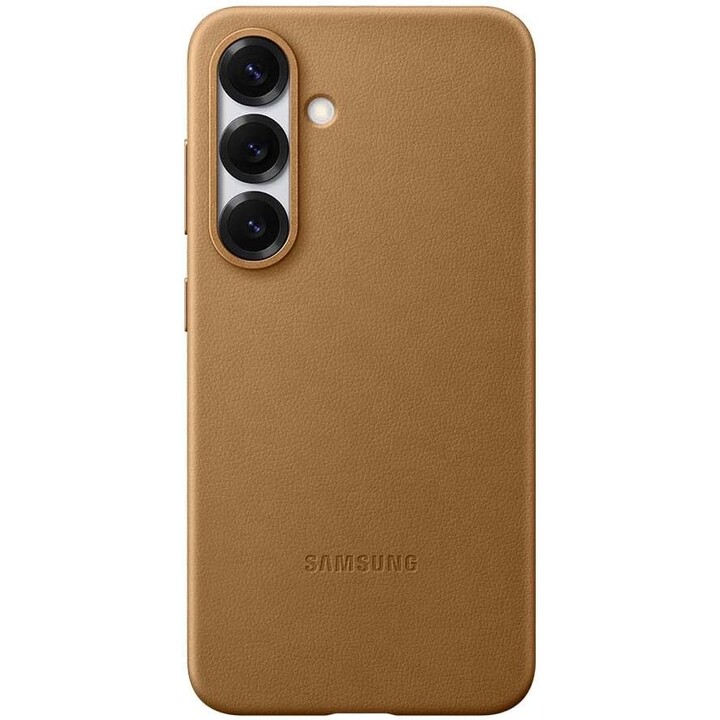 Samsung S931 S25 Kindsuit Capa de couro vegano dourada EF-VS931PF