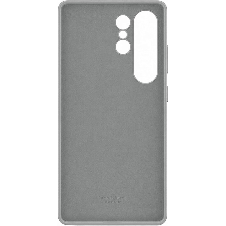 Samsung S938 S25 Ultra Kindsuit Capa de couro vegano cinza EF-VS938PJE