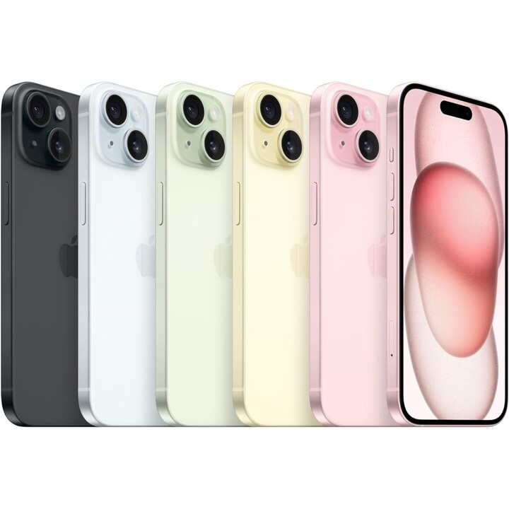 Smartphone Apple iPhone 15 128 GB, negro