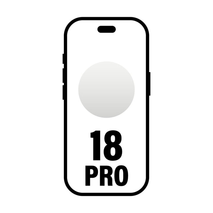 Apple iPhone 18 Pro 1TB, teléfono móvil 5G con Apple Intelligence, control de cámara, chip A20 Pro, plateado