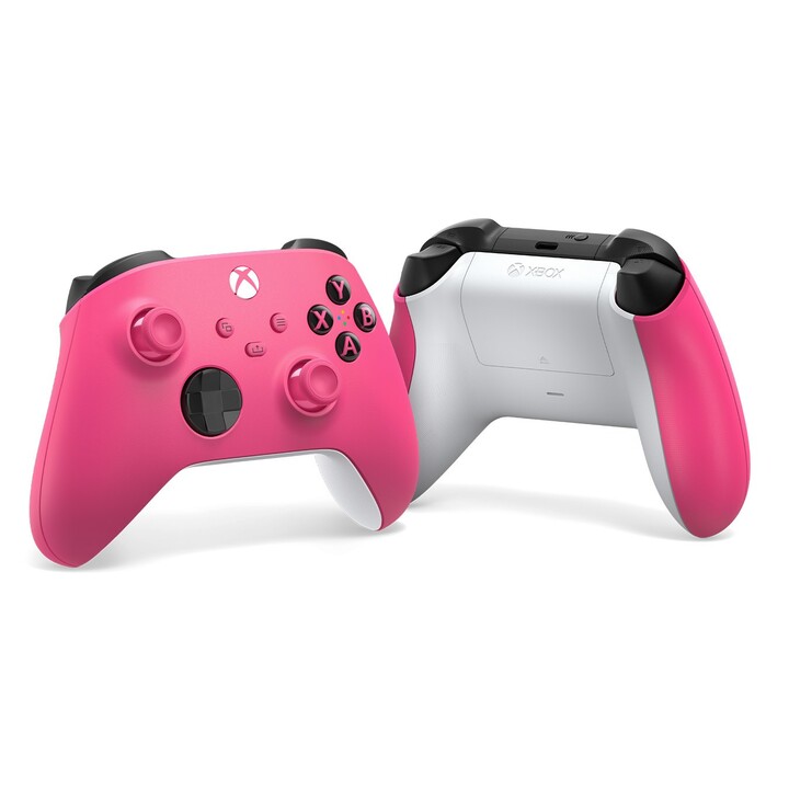 Controlador e volante Microsoft QAU-00083 Rosa, Branco Bluetooth Analógico/Digital Gamepad Xbox Series S, Android, Xbox Series X