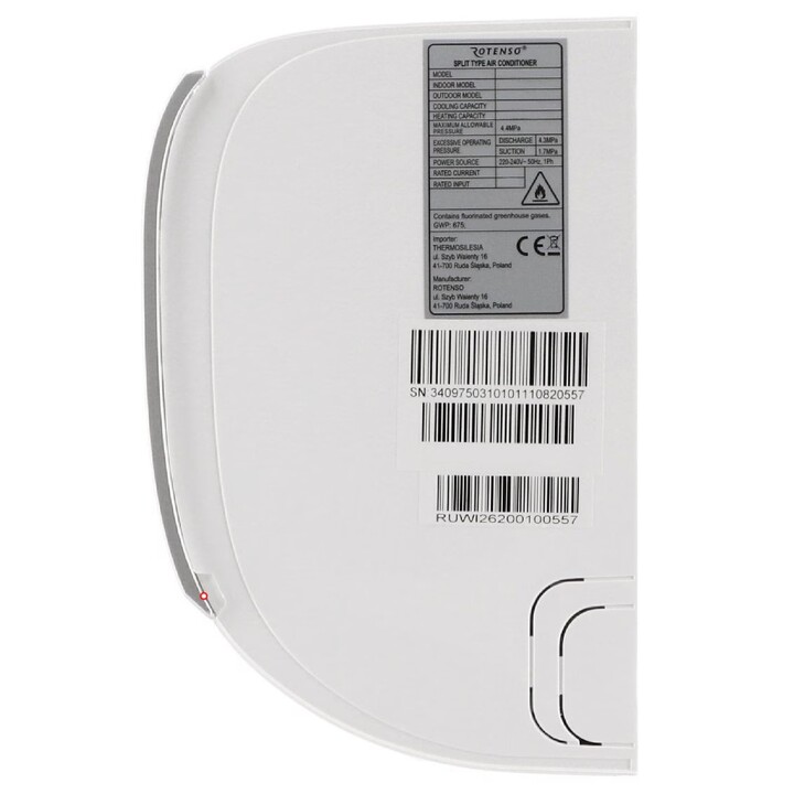 Rotenso Ukura, Aire Acondicionado con Conectividad WiFi y Eficiencia Energética Avanzada, Blanco