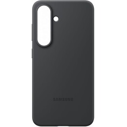Custodia in silicone Samsung per Galaxy S25 (nero)