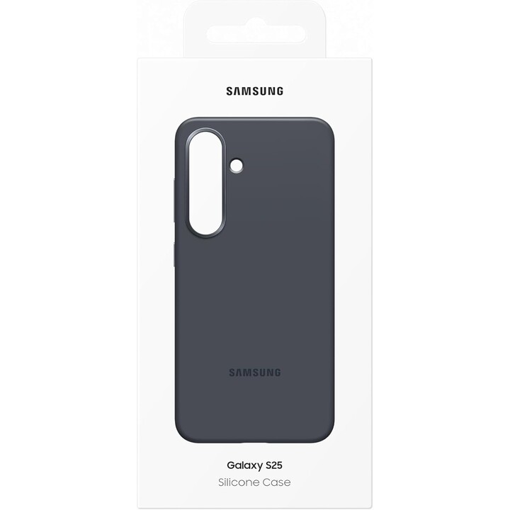 Samsung Silicone Case für Galaxy S25 (Schwarz)