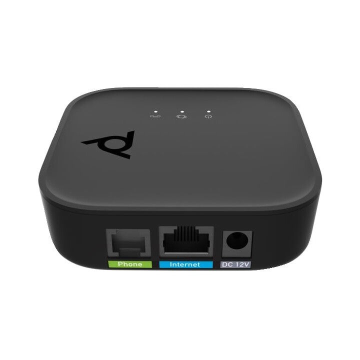 POLY ATA 400 1FXS Voice Port VoIP-Adapter mit Open SIP und Stromversorgung