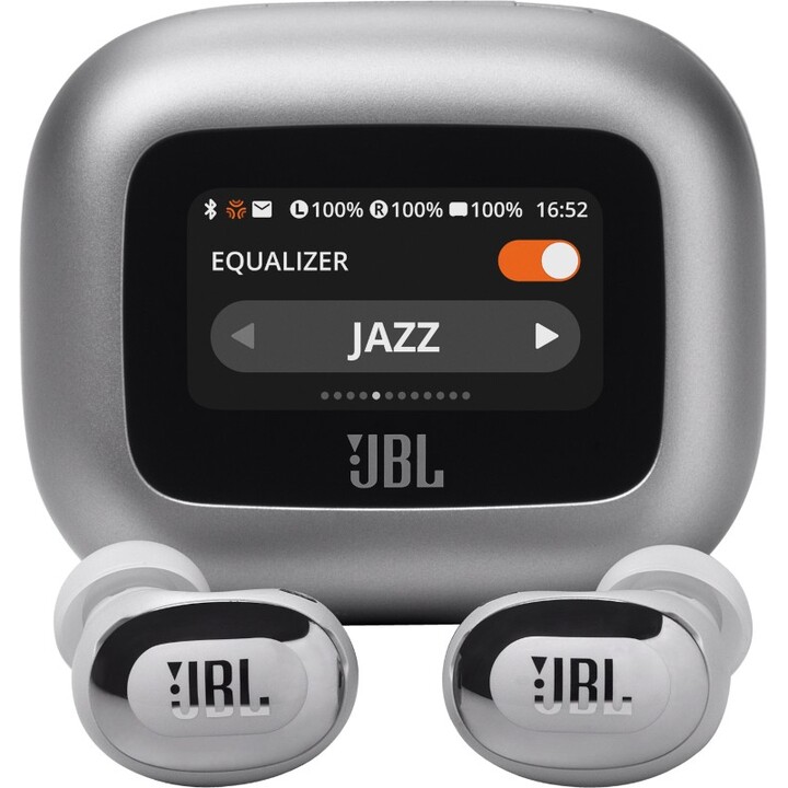 JBL Live Buds 3 Wireless In Ear Headsets Silver, JBLLIVEBUDS3SIL