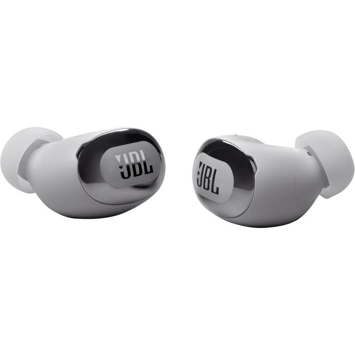 JBL Live Buds 3 Wireless In Ear Headsets Silver, JBLLIVEBUDS3SIL