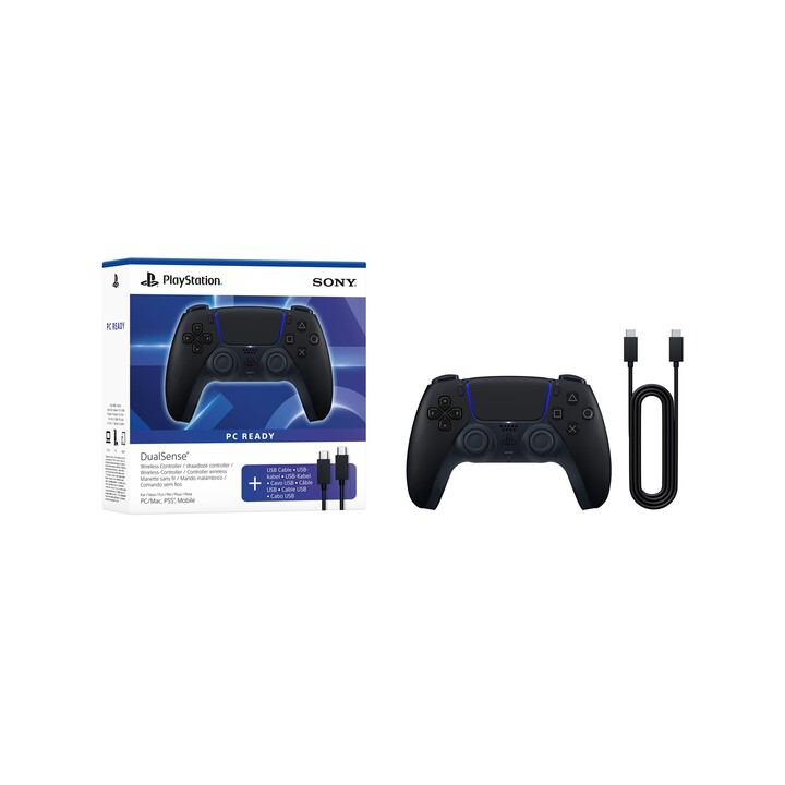 Sony Interactive Entertainment DualSense Nero Gamepad Bluetooth/USB analogico/digitale per PlayStation 5, PC