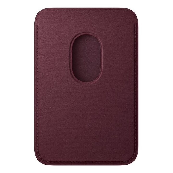 Carteira FineWoven para iPhone com MagSafe - Borgonha
