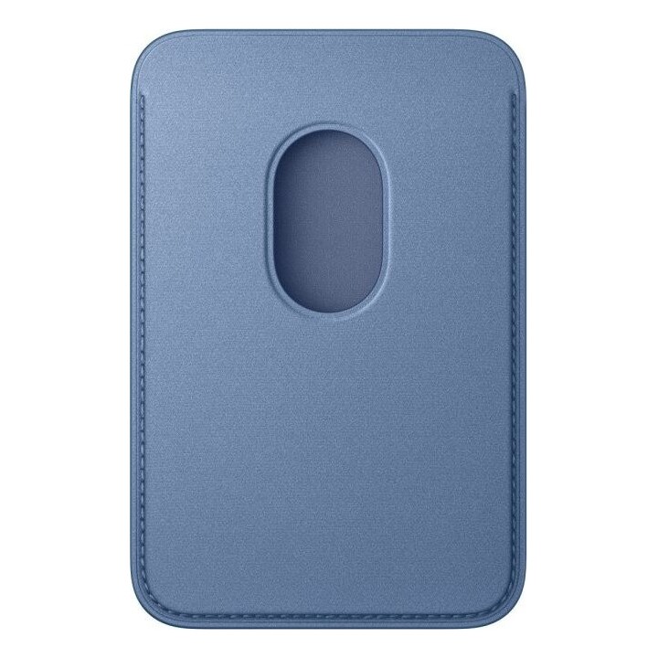 Funda tipo cartera FineWoven para iPhone con MagSafe - Azul Wildflower