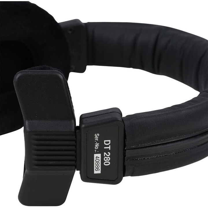 Auriculares Beyerdynamic DT 280 MK II de 200/80 ohmios con auricular único y micrófono dinámico