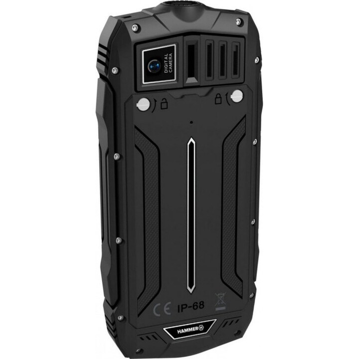 Cellulare rugged HAMMER Rock TLHAROCKLTE - Unisoc T127 · 2,4 · 4G · 128 MB · IP68 · Nero