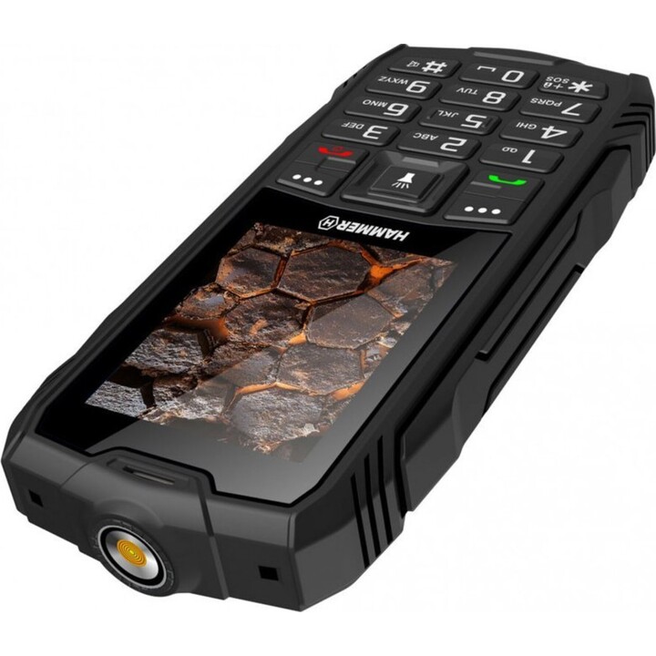 Robustes Smartphone HAMMER Rock TLHAROCKLTE – Unisoc T127 · 2,4 · 4G · 128 MB · IP68 · Schwarz