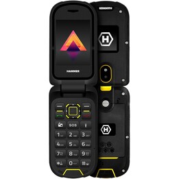 Robustes Mobiltelefon HAMMER Bow – 2,4 · 4G · 48 MB · IP68 · Schwarz
