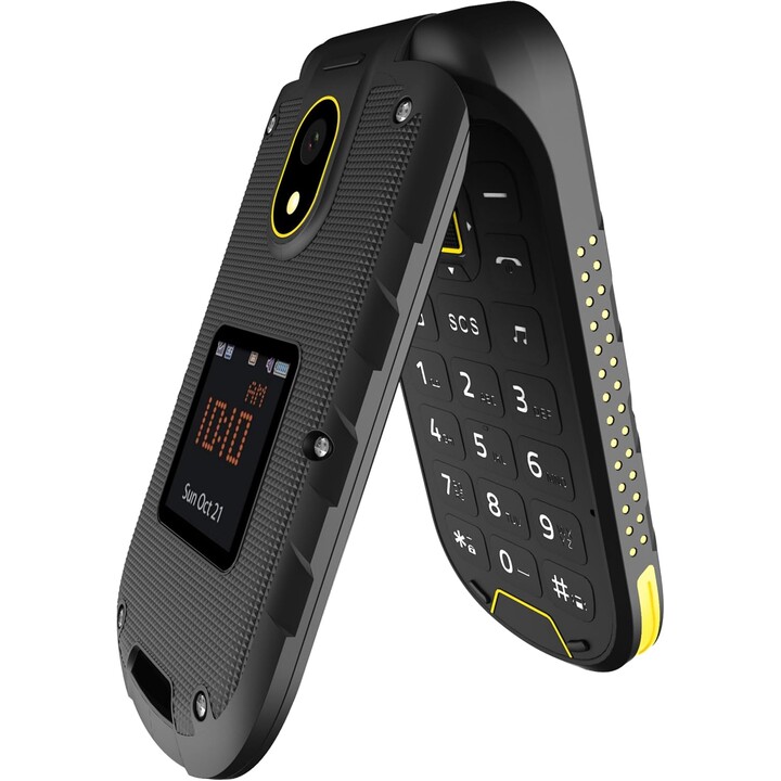 Robustes Mobiltelefon HAMMER Bow – 2,4 · 4G · 48 MB · IP68 · Schwarz