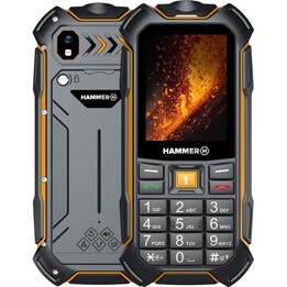 Cellulare rinforzato HAMMER Boost - 2.4 · 4G · 64 MB · 128 MB · IP68 · Nero