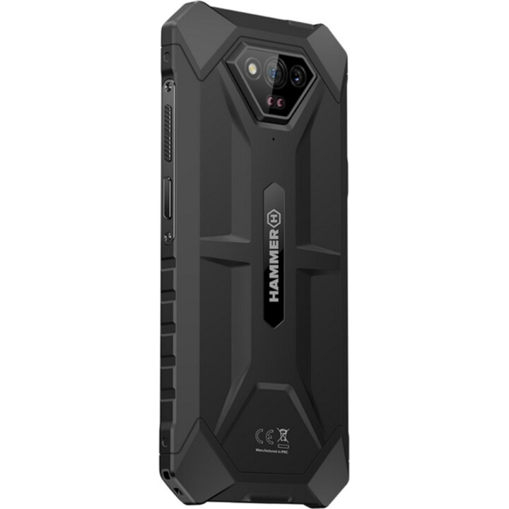 Smartphone rinforzato HAMMER Iron V - NFC · MediaTek Helio G36 · 6,5 IPS · 6 GB · 64 GB · Android 14 · Nero
