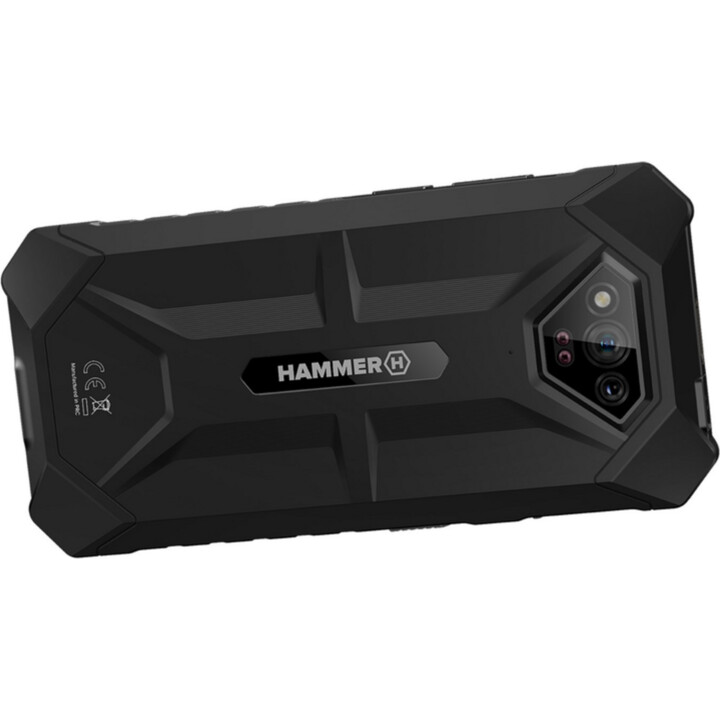 Smartphone rinforzato HAMMER Iron V - NFC · MediaTek Helio G36 · 6,5 IPS · 6 GB · 64 GB · Android 14 · Nero