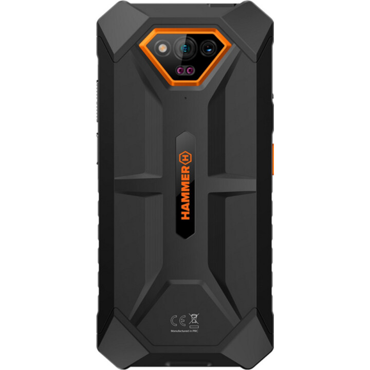 HAMMER Iron V Rugged Smartphone - NFC · MediaTek Helio G36 · 6.5-inch IPS · 6GB · 64GB · Android 14 · Orange