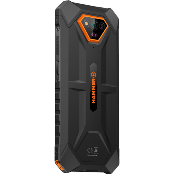 HAMMER Iron V Rugged Smartphone - NFC · MediaTek Helio G36 · 6.5-inch IPS · 6GB · 64GB · Android 14 · Orange
