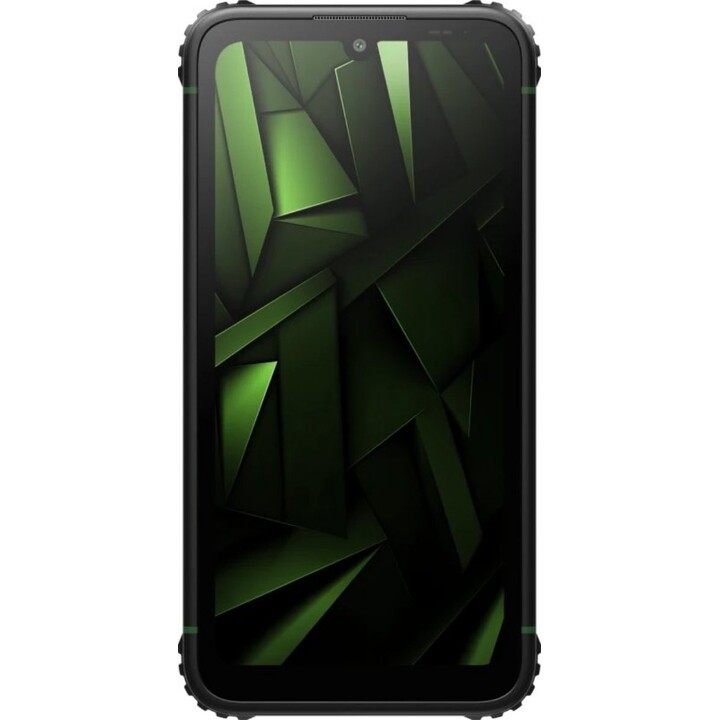 Smartphone resistente HAMMER Ranger - NFC · MediaTek Helio G9 · 6 HD+ · 6+8 GB · 128 GB · Android 15 · Preto/Verde