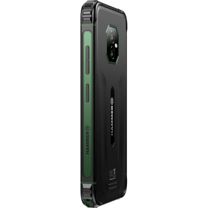 HAMMER Ranger Rugged Smartphone - NFC · MediaTek Helio G9 · 6 HD+ · 6+8 GB · 128 GB · Android 15 · Black/Green