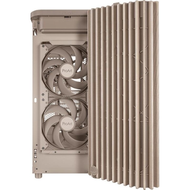 ASUS Proart PA401 Wood Mesh PWM - ATX case beige/wood - Unsealed