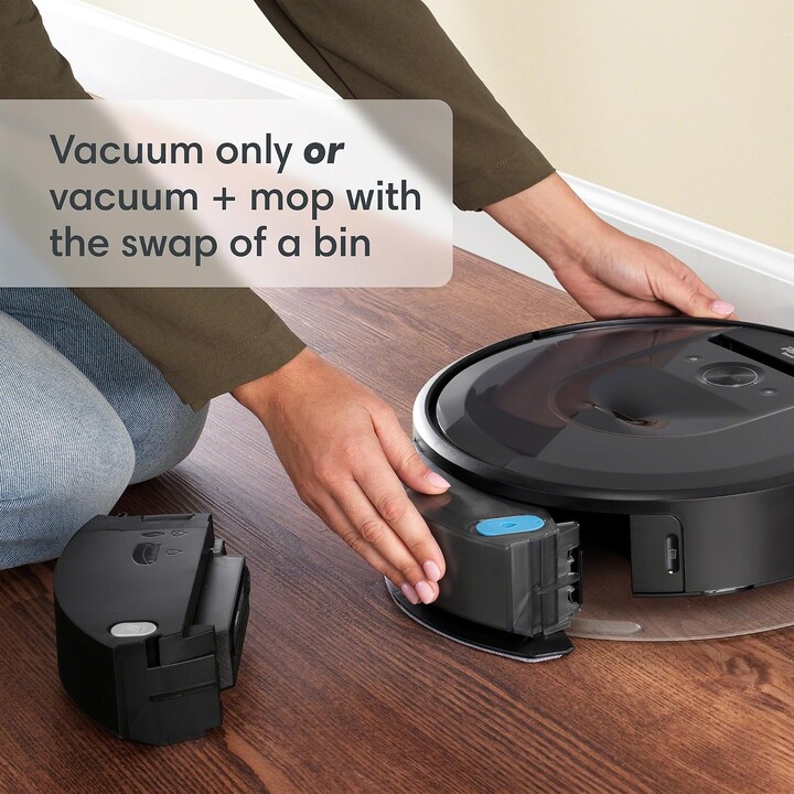 Aspirador e esfregona robóticos iRobot Roomba Combo i8+, preto - Recondicionado