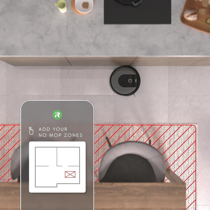 Robot aspirador y fregador iRobot Roomba Combo i8+, negro - Reacondicionado