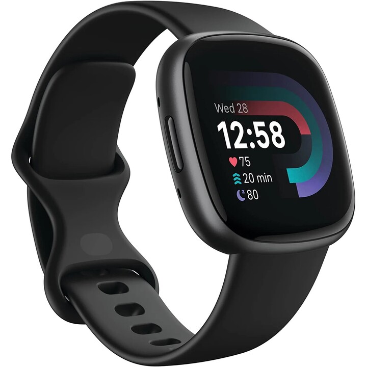 Fitbit Versa 4 Smartwatch negro/aluminio negro