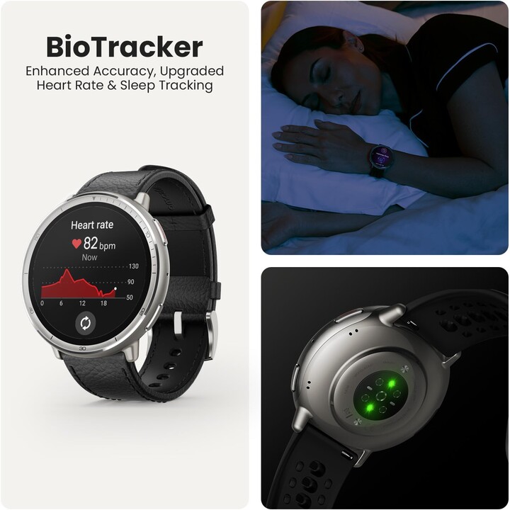 Amazfit ativo 2, smartwatch de 1,7 polegadas, GPS, bateria de 10 dias, mais de 160 modos esportivos, preto
