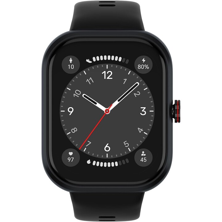 Honor Choice Smartwatch, Fitness Tracker, Spo2, 1,95 AMOLED DIFFICH, 12 jours, GPS, 5ATM, noir