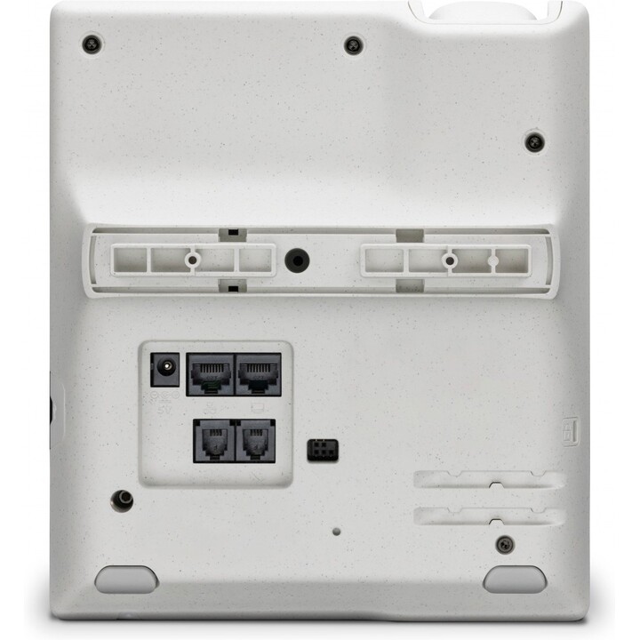 Téléphone IP POLY Edge E300 et téléphone IP compatible PoE Noir 8 lignes IPS