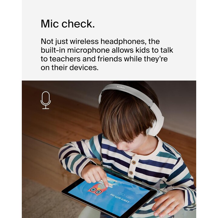 Belkin SOUNDFORM Mini BT On-Ear Kopfhörer para crianças, branco