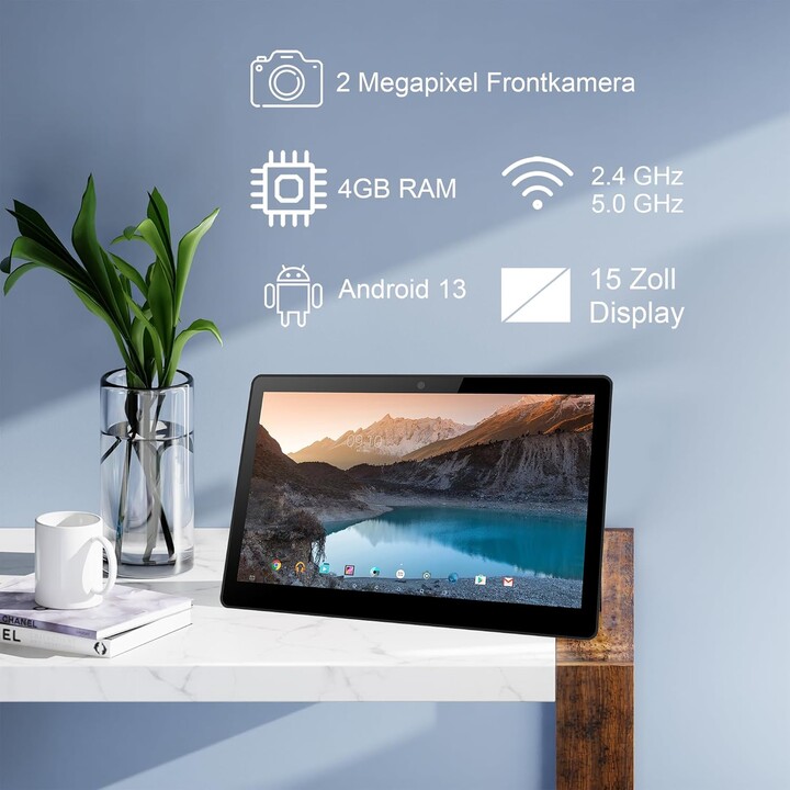 Xoro MegaPAD 1564 Pro3 15,6" (39,62 cm) Tablet. 64GB. schwarz Android