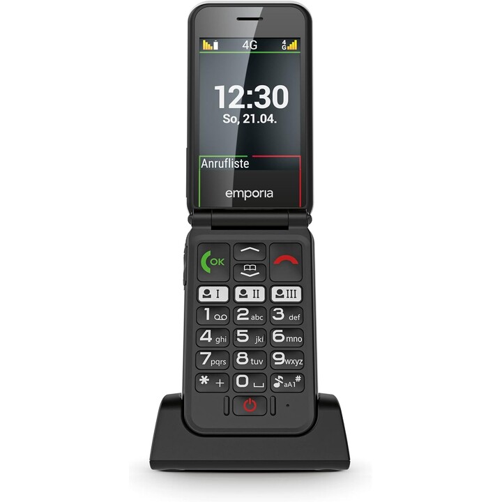 Emporia Simplicity Glam 4G, UNISOC UMS9117, 2,8 Zoll Bildschirm, weiß