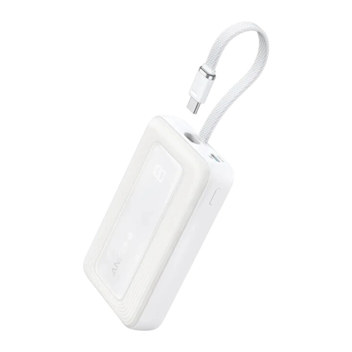 Powerbank Anker Zolo 10.000 mAh Weiß MagSafe 7,5 W 30 W USB-C