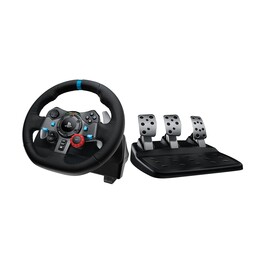 Logitech G 941-000113 Controller und Lenkrad, schwarz, USB, Lenkrad + Pedale, analog/digital, für PC, PlayStation 4, PlayStation