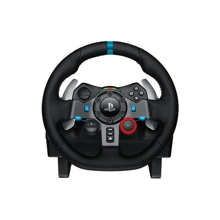 Logitech G 941-000113 Black USB Steering Wheel and Pedals (Analog/Digital) for PC, PlayStation 4, PlayStation 5, and PlayStation