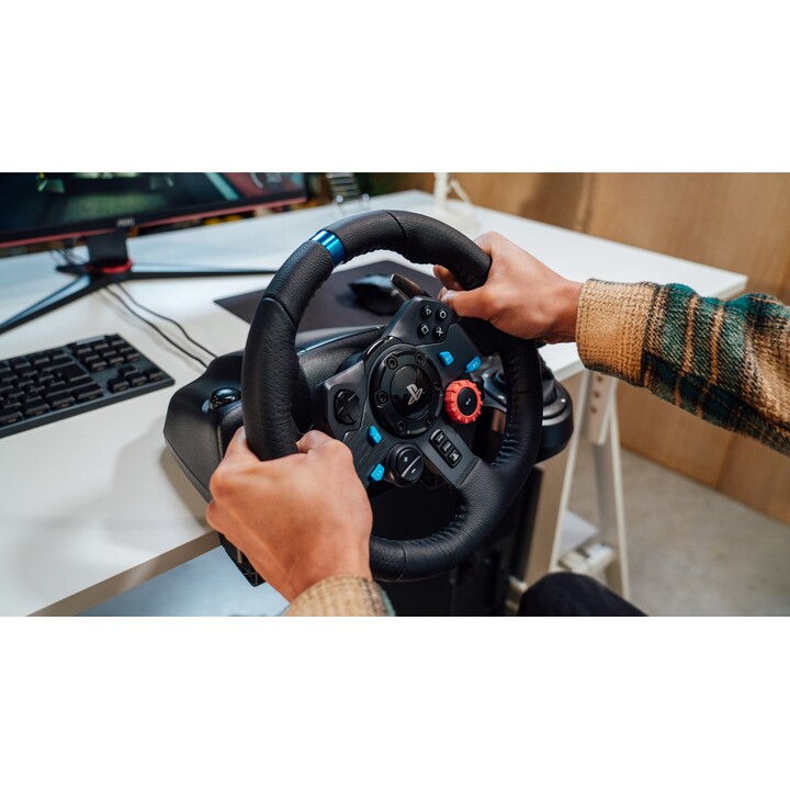 Logitech G 941-000113 Comando e volante preto USB Volante + Pedais analógico/digital para PC, PlayStation 4, PlayStation 5, Play