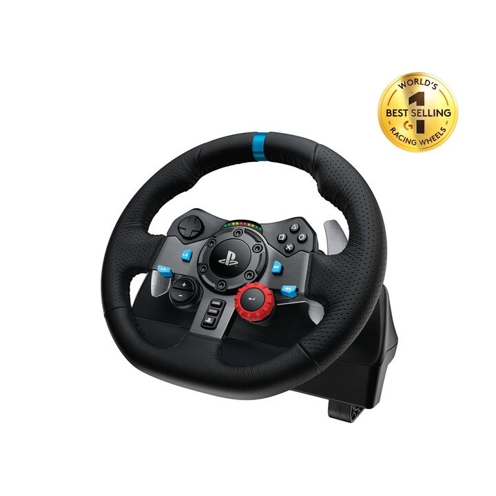 Logitech G 941-000113 Comando e volante preto USB Volante + Pedais analógico/digital para PC, PlayStation 4, PlayStation 5, Play